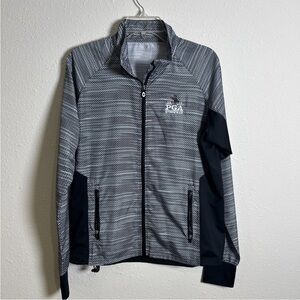 Kate Lord Bethpage Black PGA Women’s Large Golf Full Zip Windbreaker Jacket